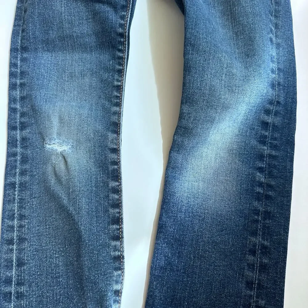 Old Navy Straight Detroit Jeans - Size 7 Slim - Worn